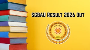 SGBAU 1st Sem Result 2026 Released - Direct Link to Download MA Geography NEP, MA Counselling & Psychology 1st Sem Back Results at sgbau.ac.in SGBAU 1st Sem Result 2026 Released - Direct Link to Download MA Geography NEP, MA Counselling & Psychology 1st Sem Back Results at sgbau.ac.in