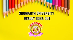 Siddharth University 1st Sem Result 2026 Out - Check BA, BCom, BBA, BSc, MBA, MCom, MEd Results Online at suksn.in