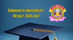 Siddharth University Odd Semester Result 2026 Out - Direct Link to Download UG and PG courses Result at suksn.edu.in
