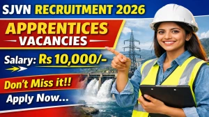SJVN Apprentices Recruitment 2026 - Apply Online for 32 Graduate, Diploma, ITI Apprentices Posts