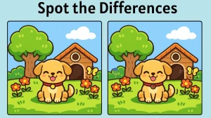 Spot the Difference: Can You Spot 3 Differences Between the Two Images in 6 Seconds?