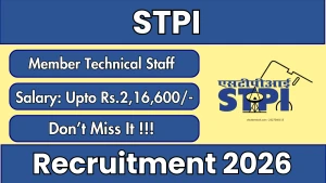 STPI Member Technical Staff Recruitment 2026 - Apply Online