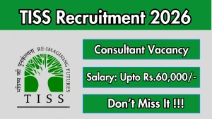 TISS Consultant Recruitment 2026 - Apply Online TISS Consultant Recruitment 2026 - Apply Online