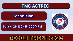 TMC ACTREC Technician Recruitment 2026 - Walkin