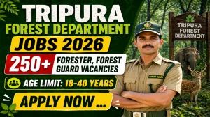 Tripura Forest Department Recruitment 2026 - Apply Online for 271 Forester, Forest Guard Posts