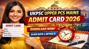 UKPSC Upper PCS Mains Admit Card 2026 Out - Download Here
