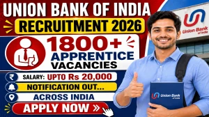 Union Bank of India Apprentice Recruitment 2026 Notification Out - Apply Online for 1865 Posts Union Bank of India Apprentice Recruitment 2026 Notification Out - Apply Online for 1865 Posts