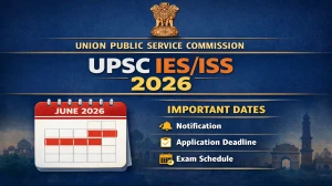 UPSC IES/ISS Exam Date 2026 Announced, Download Time Table PDF
