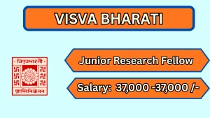 Visva Bharati Junior Research Fellow Recruitment 2026 - Apply Online