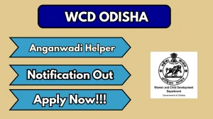 WCD Odisha Anganwadi Helper Recruitment 2026 – Apply Online