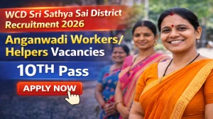 WCD Sri Sathya Sai District Anganwadi Workers/ Helpers Recruitment 2026 - Apply Offline for 55 Posts