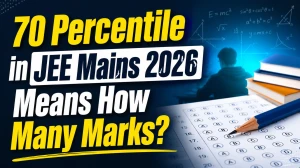 70 Percentile in JEE Mains 2026 Means How Many Marks? Check Expected Score, Rank & College Chances