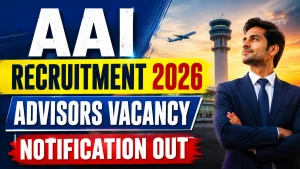 AAI Advisor Recruitment 2026 - Apply Online AAI Advisor Recruitment 2026 - Apply Online