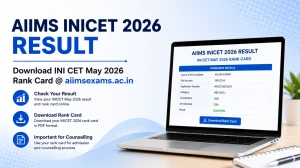 AIIMS INICET 2026 Result - Download INI CET May 2026 Rank Card @ aiimsexams.ac.in AIIMS INICET 2026 Result - Download INI CET May 2026 Rank Card @ aiimsexams.ac.in
