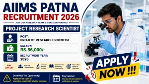 AIIMS Patna Project Research Scientist Recruitment 2026 - Apply Online AIIMS Patna Project Research Scientist Recruitment 2026 - Apply Online