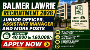Balmer Lawrie Recruitment 2026 - Apply Online for 20 Junior Officer, Assistant Manager and More Posts Balmer Lawrie Recruitment 2026 - Apply Online for 20 Junior Officer, Assistant Manager and More Posts