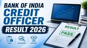 Bank Of India Credit Officer Result 2026 OUT (Direct Link) - Download Scorecard @ bankofindia.bank.in