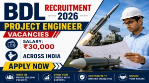 BDL Project Engineer Recruitment 2026 Notification Out – Walk in for 20 Posts BDL Project Engineer Recruitment 2026 Notification Out – Walk in for 20 Posts