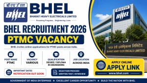 BHEL Part Time Medical Consultant Recruitment 2026 - Walkin