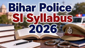 Bihar Police SI Syllabus and Exam Pattern 2026: Download PDF Here