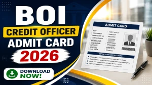 BOI Credit Officer Interview Call Letter 2026 (Out) - Download Here