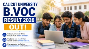 Calicut University B.Voc Result 2026 Out - Direct Link to Download 1st Semester Supplementary Results at uoc.ac.in