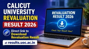 Calicut University Revaluation Result 2026 - Check Third Semester FYUG Examination November 2025 result here