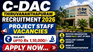 CDAC Thiruvananthapuram Recruitment 2026 - Apply Online for 60 Project Engineer, Project Associate and More Posts CDAC Thiruvananthapuram Recruitment 2026 - Apply Online for 60 Project Engineer, Project Associate and More Posts