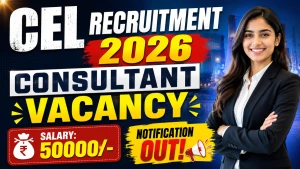 CEL Consultant Recruitment 2026 - Apply Offline