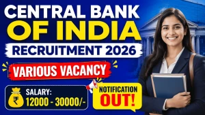 Central Bank of India Recruitment 2026 - Apply Offline for Faculty, Attender and More Posts Central Bank of India Recruitment 2026 - Apply Offline for Faculty, Attender and More Posts