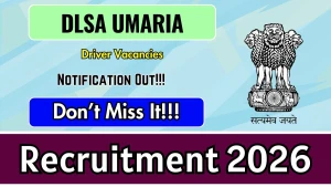DLSA Umaria Driver Recruitment 2026 - Apply Offline