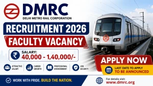 DMRC Executive Recruitment 2026 - Apply Offline