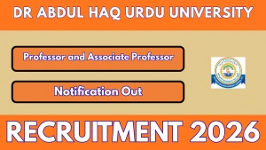 Dr. Abdul Haq Urdu University Faculty Recruitment 2026 - Apply Online for 37 Posts Dr. Abdul Haq Urdu University Faculty Recruitment 2026 - Apply Online for 37 Posts
