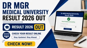 Dr MGR Medical University Result 2026 Out - Check MDS Part 1 & Part 2 Results Online at tnmgrmuexam.ac.in Dr MGR Medical University Result 2026 Out - Check MDS Part 1 & Part 2 Results Online at tnmgrmuexam.ac.in