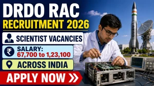 DRDO RAC Scientist Recruitment 2026 Notification Out - Apply Online for 33 Scientist C, Scientist D and More Posts