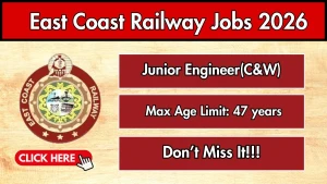 East Coast Railway Junior Engineer Recruitment 2026 - Apply Offline