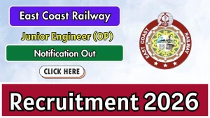 East Coast Railway Junior Engineer (OP) Recruitment 2026 - Apply Offline East Coast Railway Junior Engineer (OP) Recruitment 2026 - Apply Offline