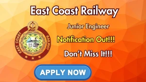 East Coast Railway Junior Engineer Recruitment 2026 - Apply Offline