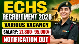 ECHS Recruitment 2026 - Apply Offline for Nursing Assistant, Female Attendant and More Posts