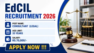 EdCIL Consultant Recruitment 2026 - Apply Online for 10 Posts