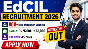 EdCIL Multi-Disciplinary Recruitment 2026 - Apply Online for 879 Speech Therapist, Clinical Psychologist and More Posts EdCIL Multi-Disciplinary Recruitment 2026 - Apply Online for 879 Speech Therapist, Clinical Psychologist and More Posts