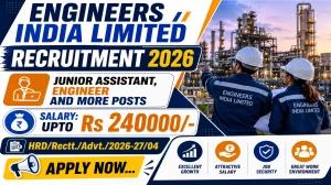 EIL Recruitment 2026 Notification Out - Apply Online for 22 Junior Assistant, Engineer and More Posts