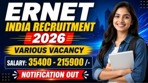 ERNET India Recruitment 2026 - Apply Offline For Assistant, Junior Scientific Officer and More Posts ERNET India Recruitment 2026 - Apply Offline For Assistant, Junior Scientific Officer and More Posts