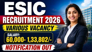 ESIC Recruitment 2026 - Walkin for 19 Full Time Specialist, Senior Residents and More Posts ESIC Recruitment 2026 - Walkin for 19 Full Time Specialist, Senior Residents and More Posts