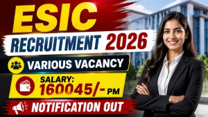 ESIC Recruitment 2026 - Walkin for 28 Senior Resident and Tutor/ Demonstrator Posts ESIC Recruitment 2026 - Walkin for 28 Senior Resident and Tutor/ Demonstrator Posts