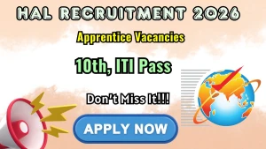 HAL Apprentice Recruitment 2026 - Apply Online HAL Apprentice Recruitment 2026 - Apply Online