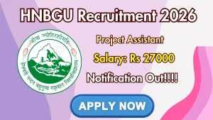 HNBGU Project Assistant Recruitment 2026 - Apply Online HNBGU Project Assistant Recruitment 2026 - Apply Online