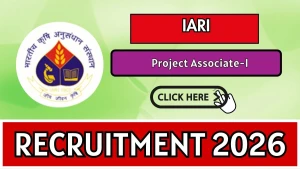 IARI Project Associate Recruitment 2026 - Apply Online IARI Project Associate Recruitment 2026 - Apply Online
