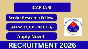ICAR IARI Senior Research Fellow Recruitment 2026 - Apply Online ICAR IARI Senior Research Fellow Recruitment 2026 - Apply Online