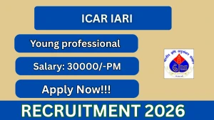 ICAR IARI Young Professional Recruitment 2026 - Walkin